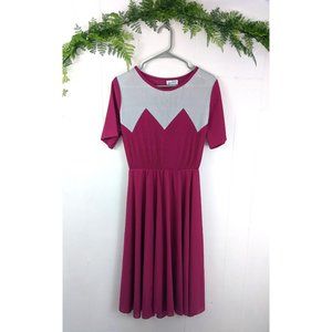 Vintage Zig Zag Pink Dress
